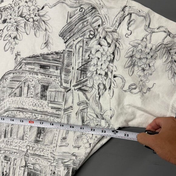 Vintage New Orleans AOP White Crazy French Quarter‎ Shirt XXL - Picture 6 of 6